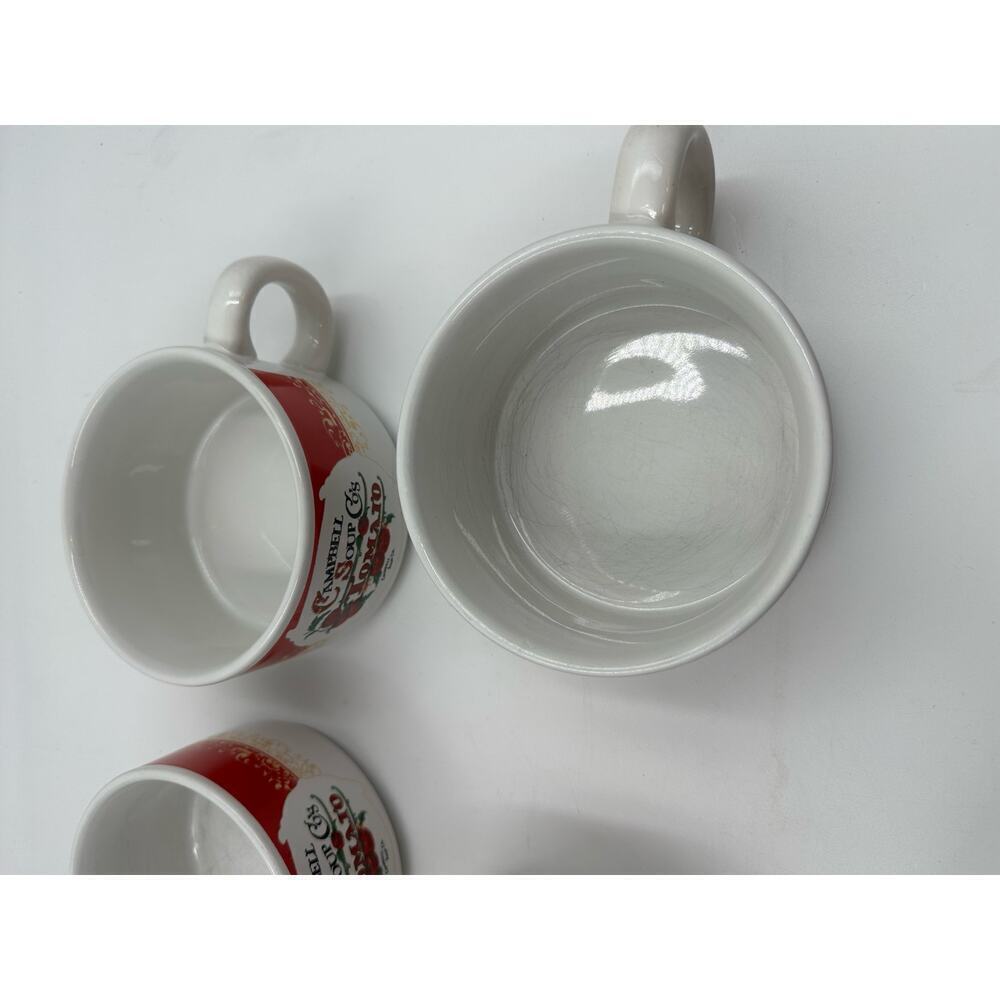 VTG Set of 4 Campbell Soup Tomato Cups circa 2000 - Picture 3 of 3